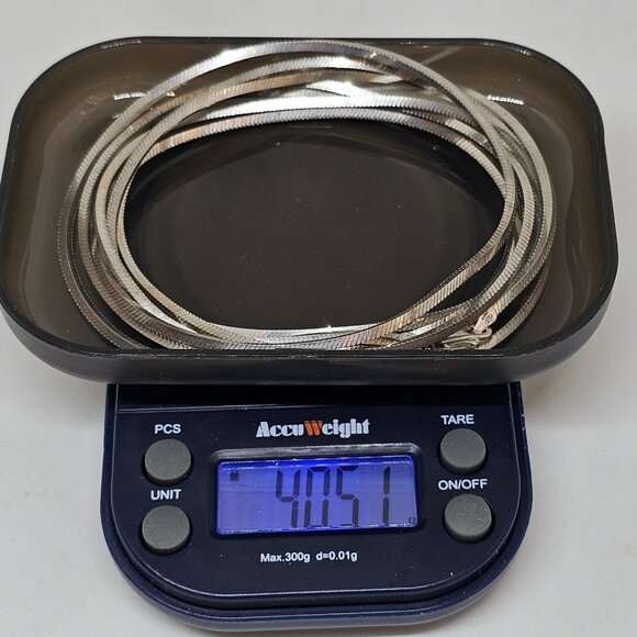 MILOR 925 Sterling Silver 2mm Serpentine Box Chain Necklace or Bracelet 60" 40g - Picture 3 of 12